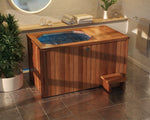 Ice Plunge XL with Full Natural Wood Finish